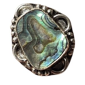 Sterling Silver Abalone Ring
